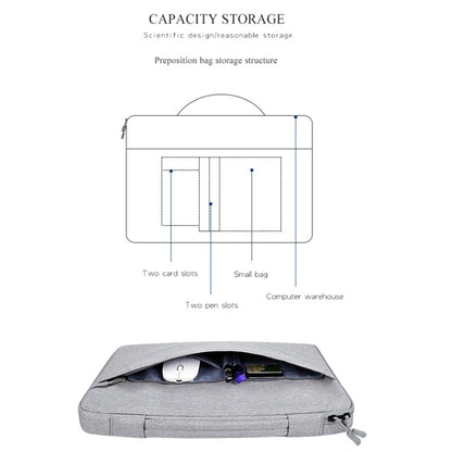 Oxford Cloth Waterproof Laptop Handbag for 15.6 inch Laptops, with Trunk Trolley Strap(Pink) by bashfashion