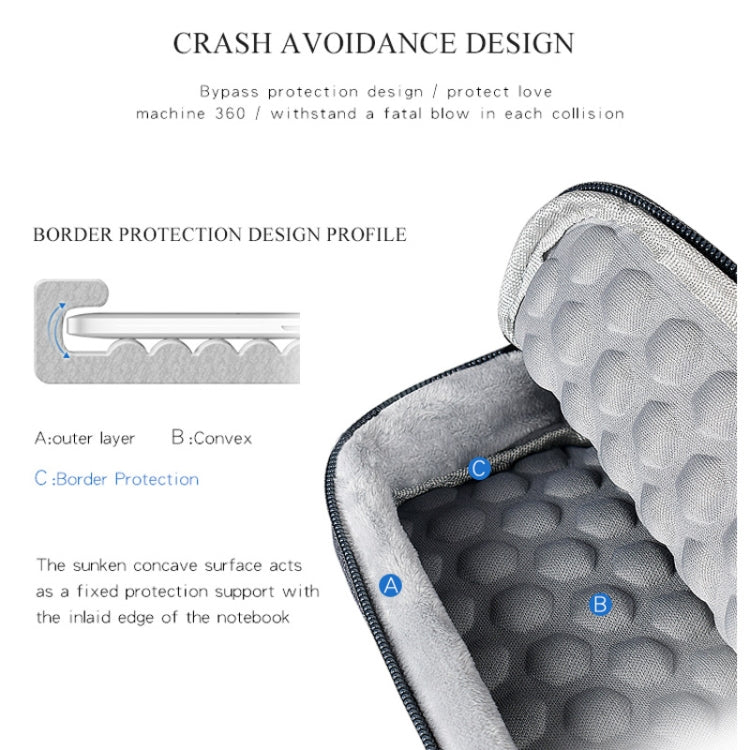 Oxford Cloth Waterproof Laptop Handbag for 15.4 inch Laptops, with Trunk Trolley Strap(Grey) by bashfashion