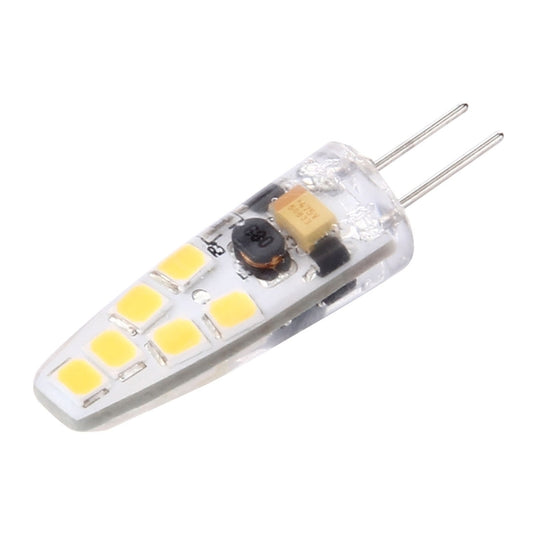 G4 2W 180LM Corn Light Bulb, 12 LED SMD 2835 Silicone, DC 12V, Small Size: 4.1x1x1cm(Warm White) by bashfashion