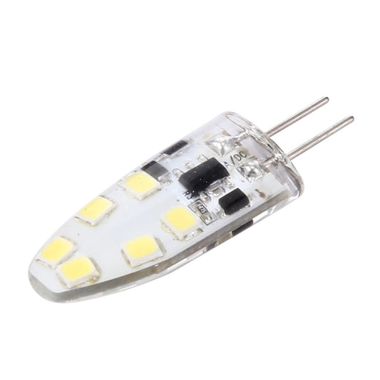 G4 2W 180LM Corn Light Bulb, 12 LED SMD 2835 Silicone, DC 12V, Big Size: 3.9x1.4x0.9cm(White Light) by bashfashion