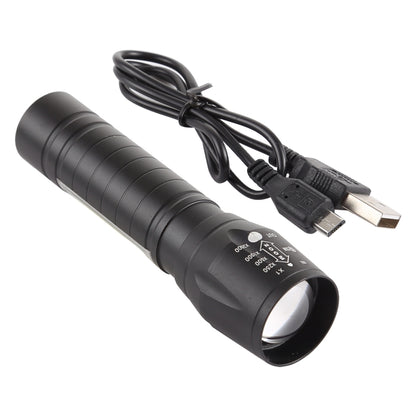 A2 USB Charging Waterproof Zoomable XPE + COB Flashlight with 3-Modes & Storage Box by bashfashion