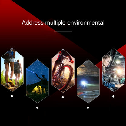 A2 USB Charging Waterproof Zoomable XPE + COB Flashlight with 3-Modes & Storage Box by bashfashion