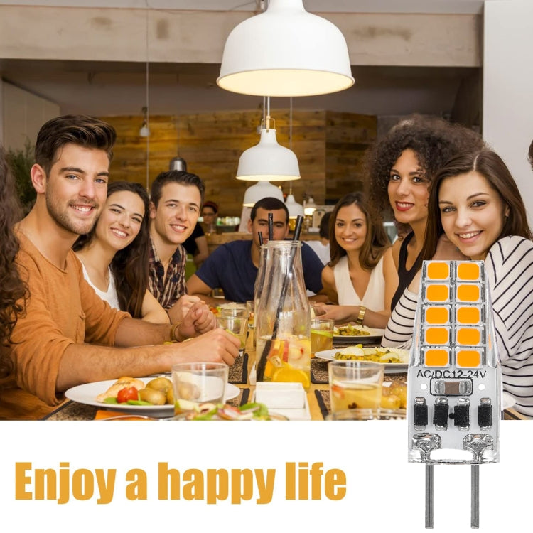 GY6.35 3W 245-280LM 20 LED SMD 2835 Dimmer Corn Light Bulb, AC/DC 12V(White Light) by bashfashion