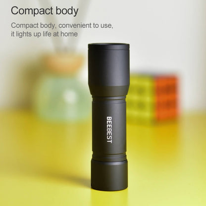 Original Xiaomi Youpin BEEBEST Portable Flashlight，Support Three-gear Mode(Black) by Xiaomi