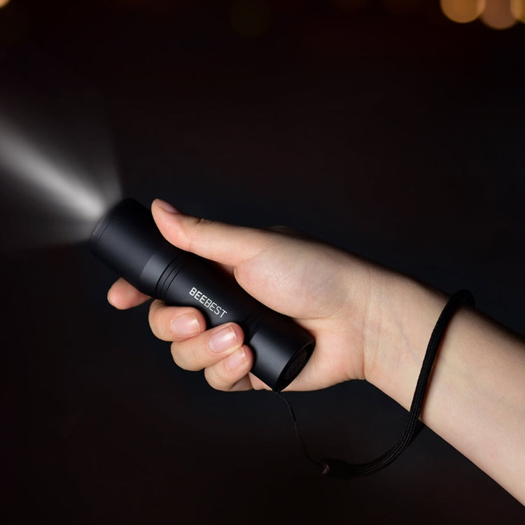 Original Xiaomi Youpin BEEBEST Portable Flashlight，Support Three-gear Mode(Black) by Xiaomi