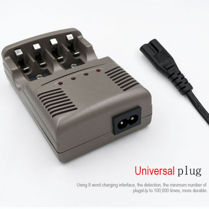 AC 100-240V 4 Slot Battery Charger for AA & AAA & 9V Ni-MH Battery, UK Plug by bashfashion