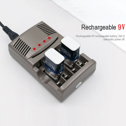 AC 100-240V 4 Slot Battery Charger for AA & AAA & 9V Ni-MH Battery, UK Plug by bashfashion