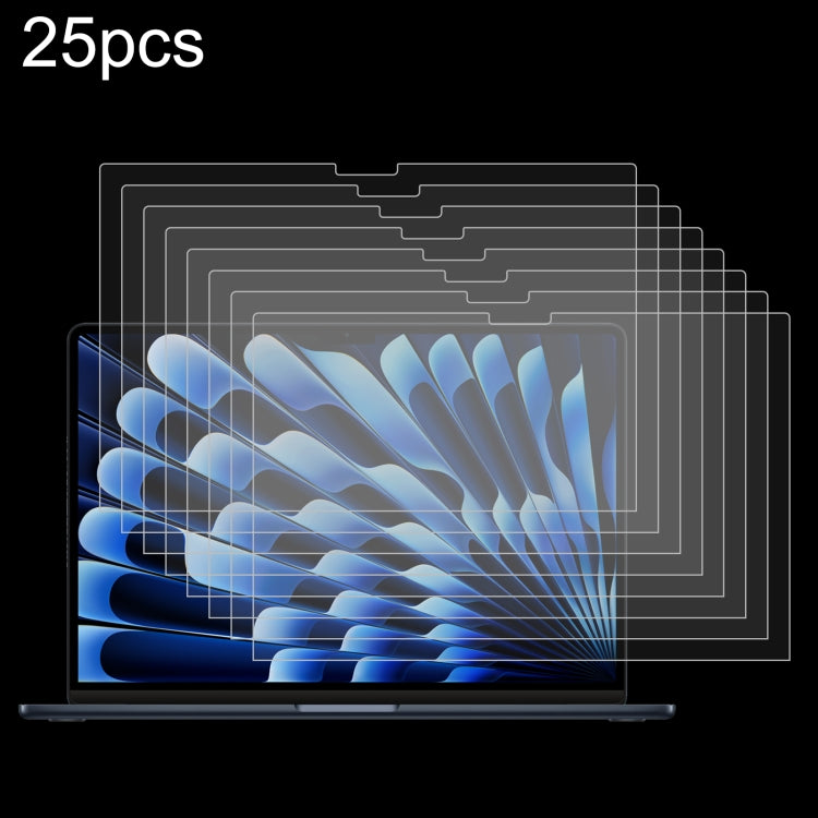 For MacBook Air 15.3 inch A2941 2023 25pcs 9H Explosion-proof Tempered Glass Film by bashfashion