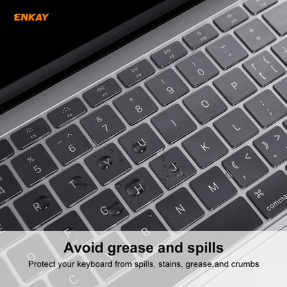 For MacBook Air 13.3 inch A1932 2018 ENKAY Hat-prince US Version of The Notebook Ultra-thin TPU Keyboard Protective Cover by ENKAY