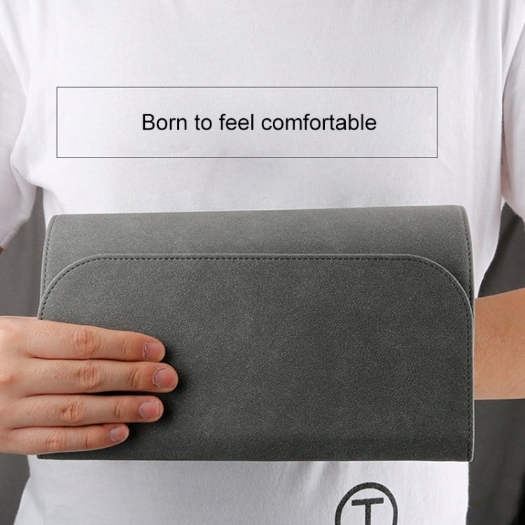 2 in 1 Horizontal Matte Leather Laptop Inner Bag + Power Bag for MacBook 12 inch A1534 (2015 - 2017)(Sapphire Blue) by bashfashion