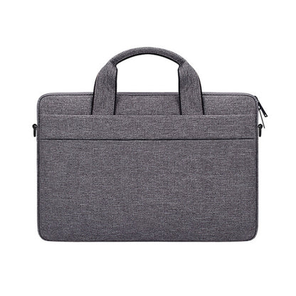 ST03S 15.6 inch Double Side Pockets Wearable Oxford Cloth Soft Handle Portable Laptop Tablet Bag(Deep Space Gray) by bashfashion