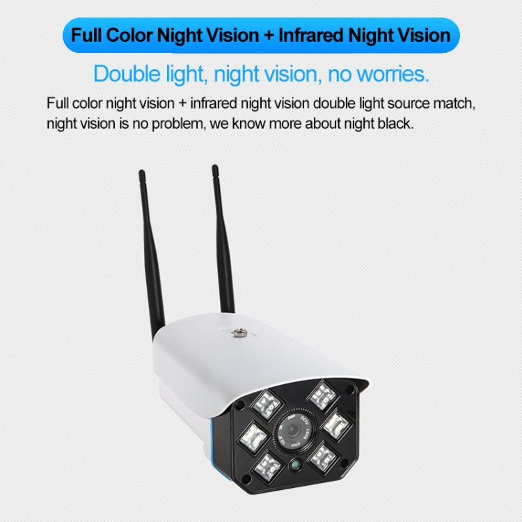 J-06 Indoor and Outdoor 1.0MP Wireless Wifi IP IR Camera, Support Infrared Night Vision / Motion Detection / TF Card (64GB Max), IR Distance: 50m by bashfashion