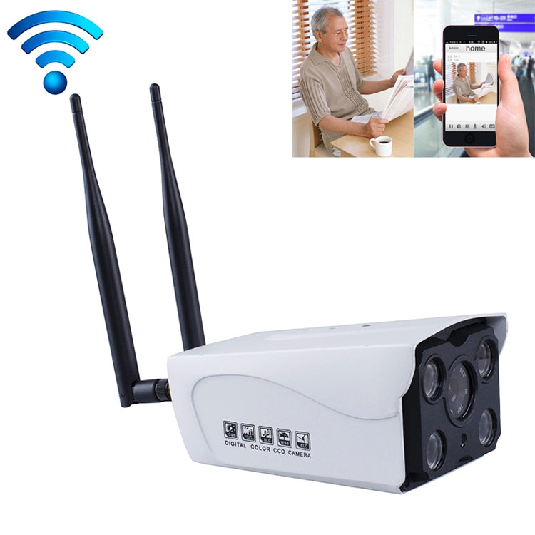 J-02130 1.3MP Dual Antenna Smart Wireless Wifi IP Camera, Support Infrared Night Vision & TF Card(64GB Max) by bashfashion