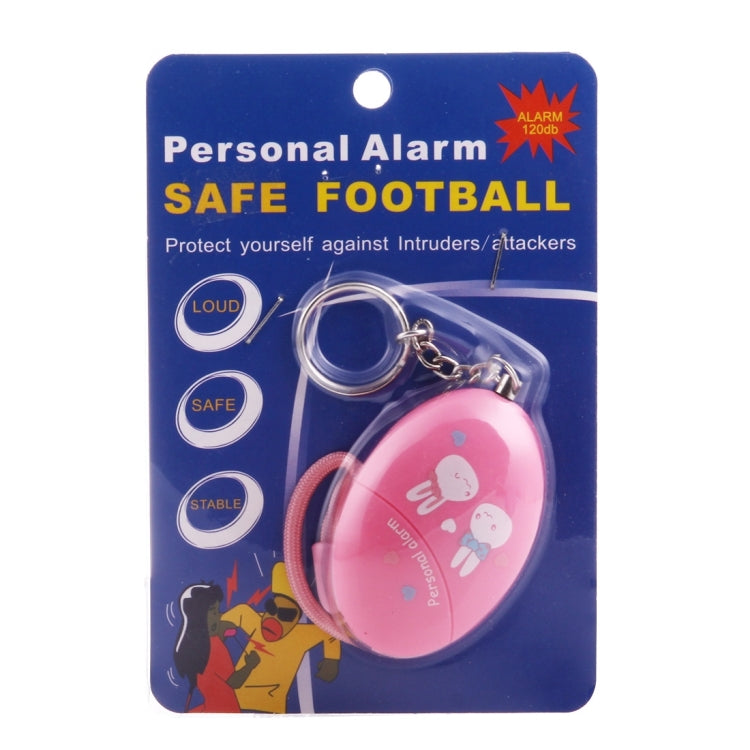 Mini Safe Football Loud Personal Alarm with Anti-Rape for Girl and Kids, 120Db Alarm(Pink) by bashfashion