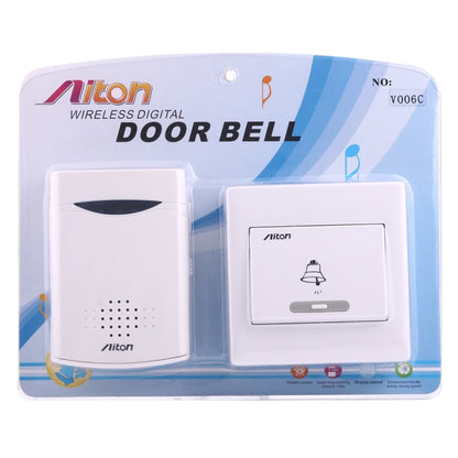 Aiton V006C Wireless Digital Music Doorbell, Receiver Distance: 150m by bashfashion
