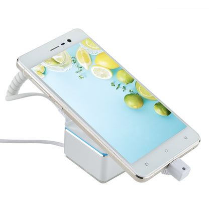 Anti-theft Alarm Stand Security System Burglar Alarm / Anti-theft Alarm Display Holder for Mobile Phones with Micro-USB Port(White) by bashfashion
