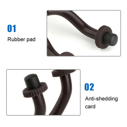 Deep Wood Grain Guitar Ukulele Wood Wall Hook by bashfashion