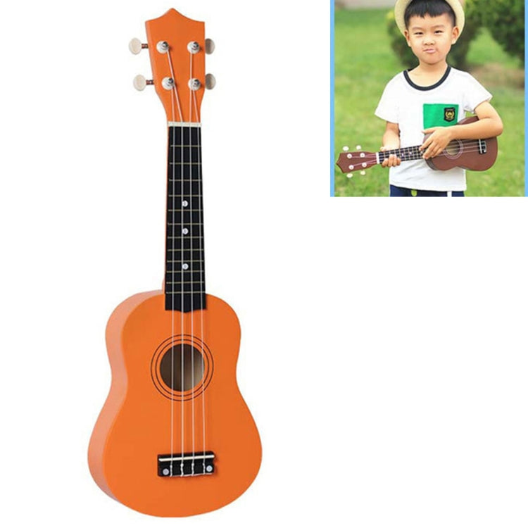 HM100 21 inch Basswood Ukulele Children Musical Enlightenment Instrument(Orange) by bashfashion
