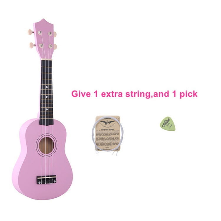 HM100 21 inch Basswood Ukulele Children Musical Enlightenment Instrument(Pink) by bashfashion