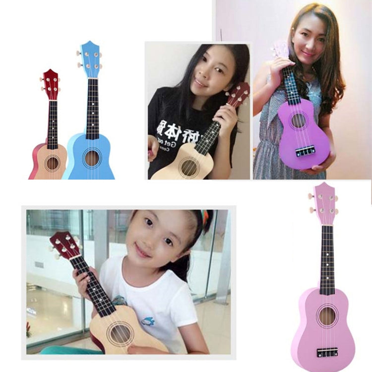 HM100 21 inch Basswood Ukulele Children Musical Enlightenment Instrument(Pink) by bashfashion