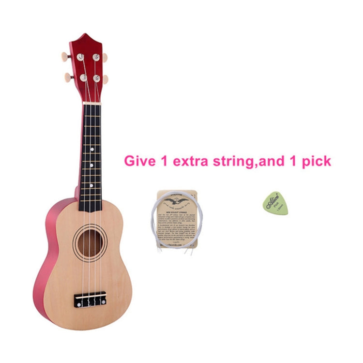 HM100 21 inch Basswood Ukulele Children Musical Enlightenment Instrument(Khaki) by bashfashion