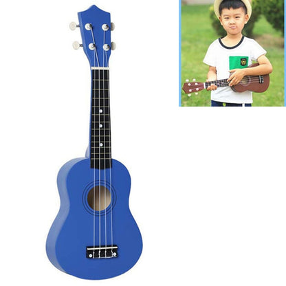 HM100 21 inch Basswood Ukulele Children Musical Enlightenment Instrument(Blue) by bashfashion