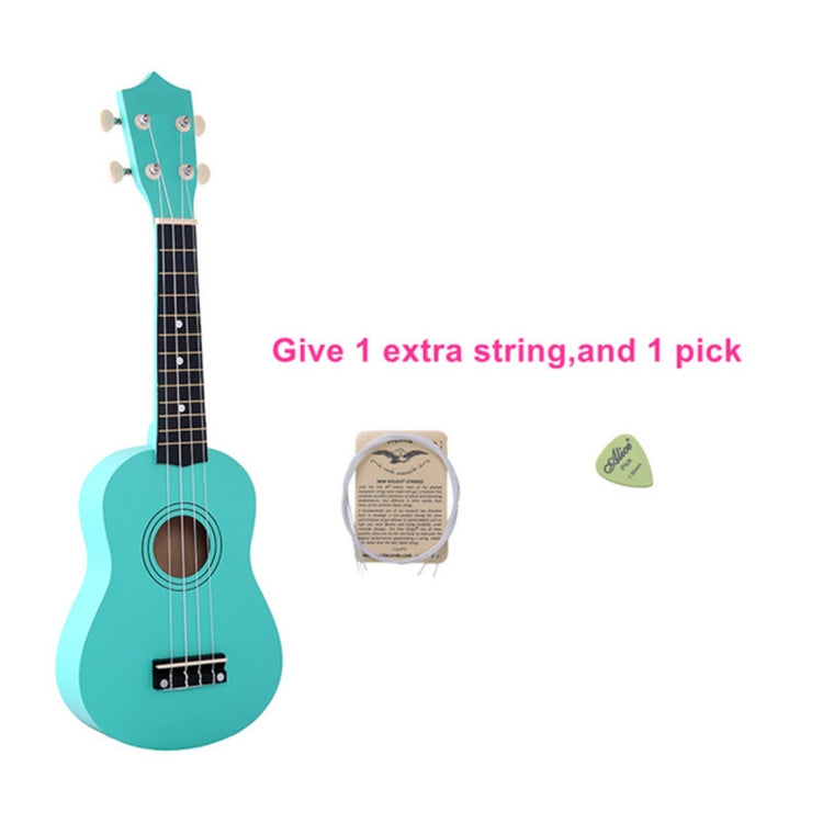 HM100 21 inch Basswood Ukulele Children Musical Enlightenment Instrument(Mint Green) by bashfashion