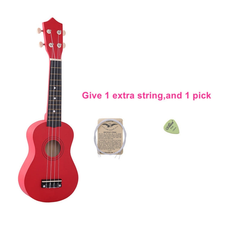 HM100 21 inch Basswood Ukulele Children Musical Enlightenment Instrument(Red) by bashfashion