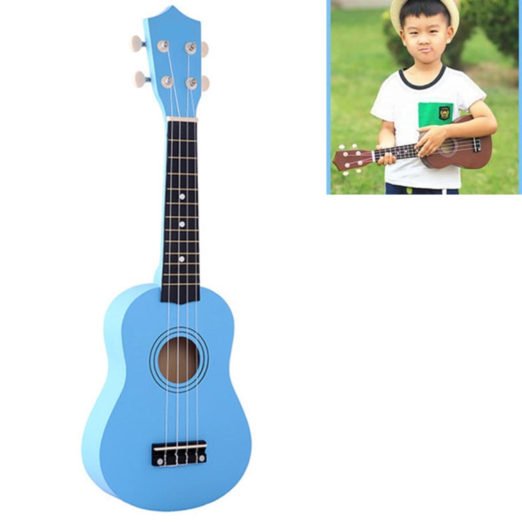 HM100 21 inch Basswood Ukulele Children Musical Enlightenment Instrument(Baby Blue) by bashfashion