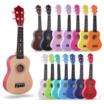 HM100 21 inch Basswood Ukulele Children Musical Enlightenment Instrument(Black) by bashfashion