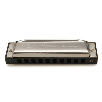 Swan SW1020-7 10 Holes Diatonic Blues Harp Harmonica Adult Student Children Beginner Instruments by bashfashion