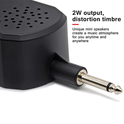 JOYO JA-01 2W Large Volume Guitar Amplifier Mini Portable Electric Guitar Bass Speakers with Distortion Timbre, Support MP3 / Earphone by JOYO