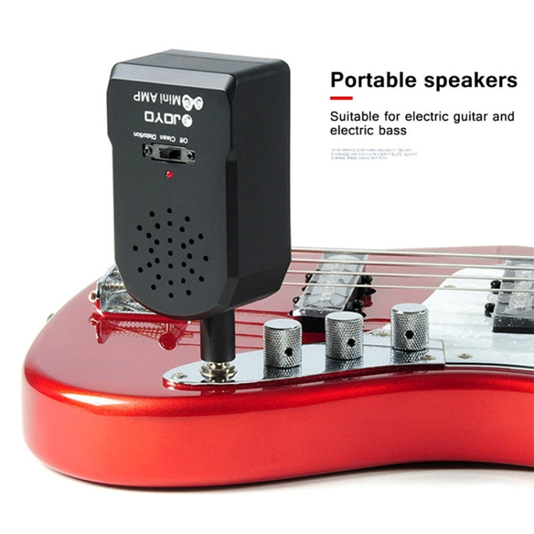JOYO JA-01 2W Large Volume Guitar Amplifier Mini Portable Electric Guitar Bass Speakers with Distortion Timbre, Support MP3 / Earphone by JOYO