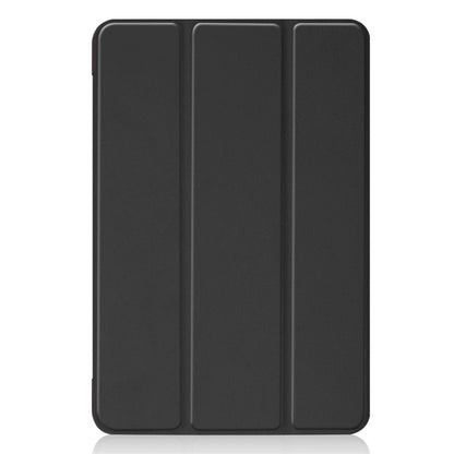 Custer Texture Horizontal Flip Smart PU Leather Case for iPad Mini 4 / Mini 5, with Sleep / Wake-up Function & Three-folding Holder (Black) by bashfashion