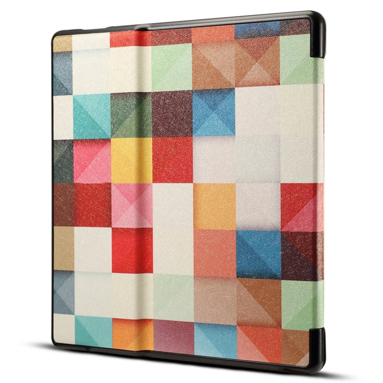 Dibase for Amazon Kindle Oasis 2017 7 inch Print Horizontal Flip PU Leather Protective Case by dibase