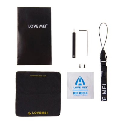 LOVE MEI for HTC One E8 Powerful Waterproof Dustproof Shockproof Anti-slip Metal Protective Case(White) by LOVE MEI