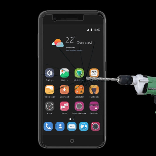 For ZTE Blade V8 Lite / V8 Mini 0.26mm 9H Surface Hardness Explosion-proof Non-full Screen Tempered Glass Screen Film by DIYLooks