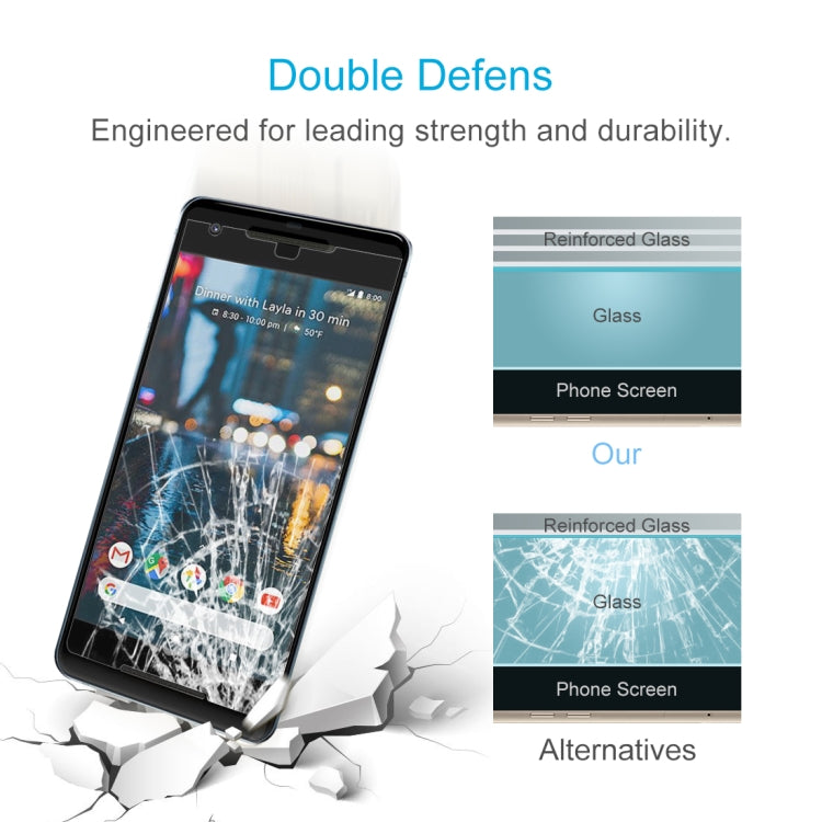 For Google Pixel 2 XL 0.26mm 9H Surface Hardness 2.5D Explosion-proof Tempered Glass Screen Film by DIYLooks
