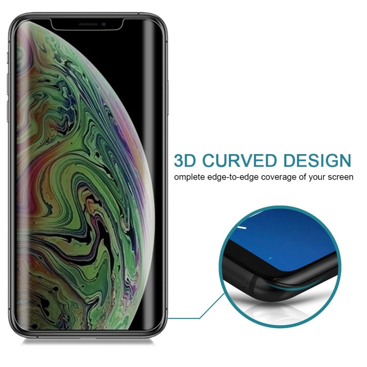 For iPhone XS Max 0.4mm 9H Surface Hardness 180 Degree Privacy Anti Glare Screen Protector by bashfashion