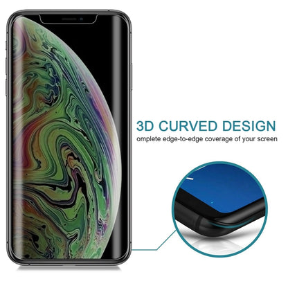 For iPhone XS Max 0.4mm 9H Surface Hardness 180 Degree Privacy Anti Glare Screen Protector by bashfashion