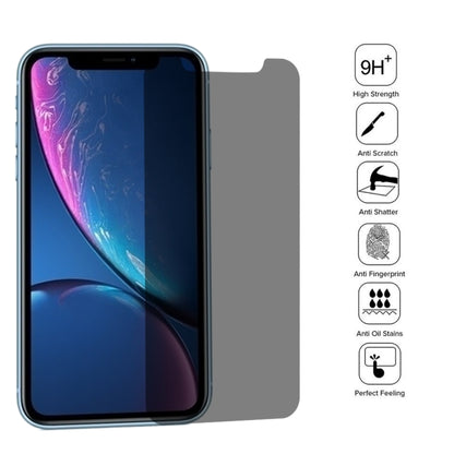 For iPhone XR 0.4mm 9H Surface Hardness 180 Degree Privacy Anti Glare Screen Protector by bashfashion