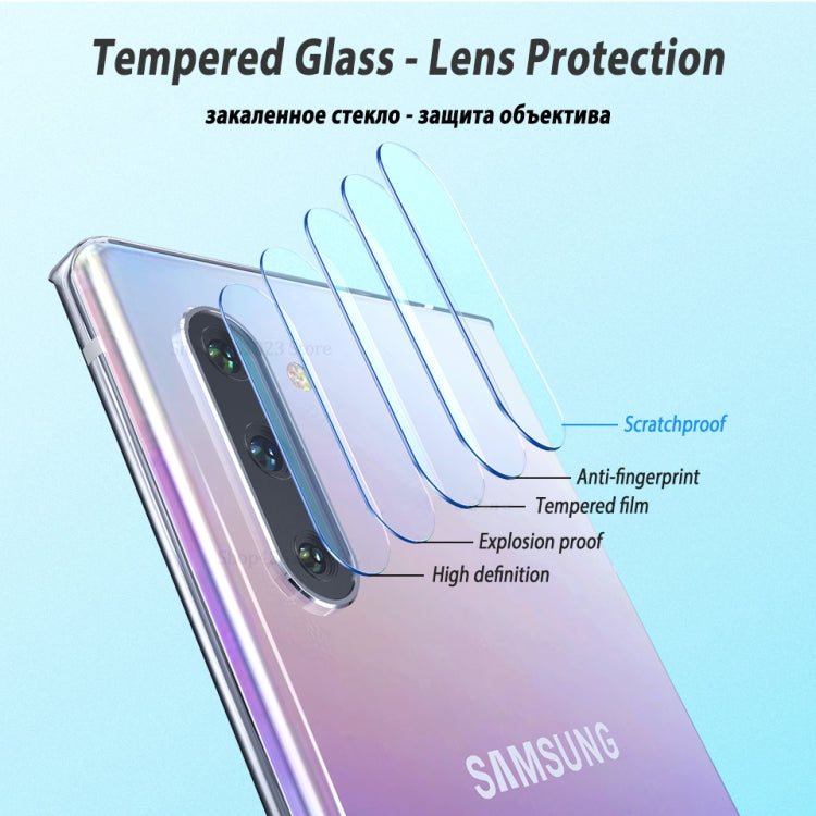 For Galaxy Note 10+ 3D Curved Edge Glue Curved Full Screen Tempered Glass Film, Fingerprint Unlock Is Supported(Transparent) by bashfashion