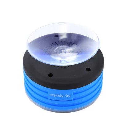 F013 Mini Portable IPX7 Waterproof Bluetooth V4.0 Stereo Speaker MP3 Player with Colorful LED Light & Suction Cup, Built-in Mic, Support FM Radio, Bluetooth Distance: 10m by bashfashion