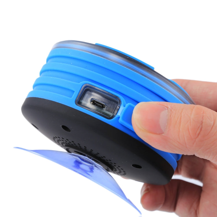 F013 Mini Portable IPX7 Waterproof Bluetooth V4.0 Stereo Speaker MP3 Player with Colorful LED Light & Suction Cup, Built-in Mic, Support FM Radio, Bluetooth Distance: 10m by bashfashion
