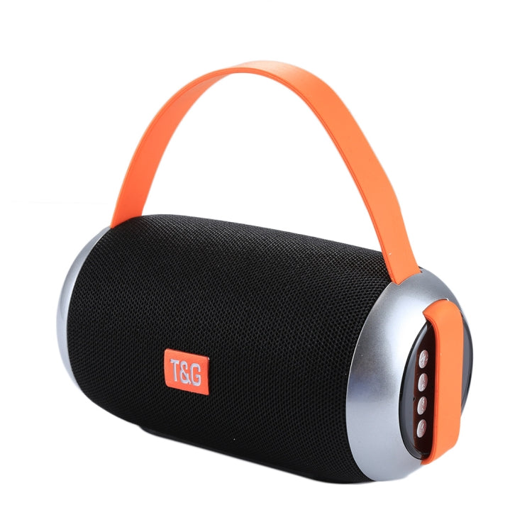 T&G TG112 Portable Bluetooth Speaker, with Mic & FM Radio Function, Support Hands-free & TF Card & U Disk Play(Black) by T&G