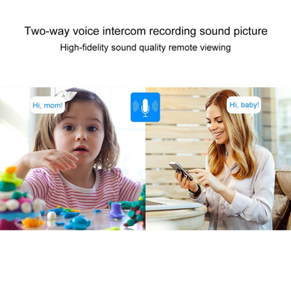 Indoor 4CH HD 1080P Security Wireless IP IR Camera Wifi Kit, Support Night Vision / PIR Detection / Two-Way Audio & Micro SD Card (128GB Max, IR Distance: 9m(White) by bashfashion