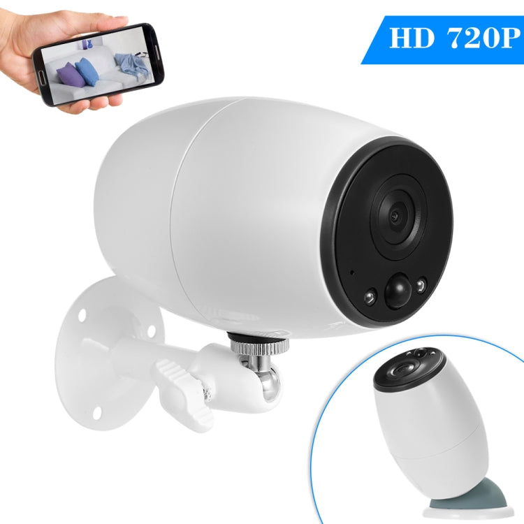 VESAFE VS-DC01 Security HD 720P Two-Way Audio Wireless Wifi IP Camera, Support Night Vision & PIR Detection & TF Card, IP54 Waterproof(White) by bashfashion