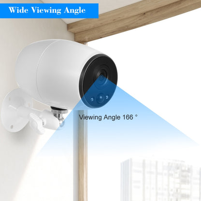 VESAFE VS-DC01 Security HD 720P Two-Way Audio Wireless Wifi IP Camera, Support Night Vision & PIR Detection & TF Card, IP54 Waterproof(White) by bashfashion