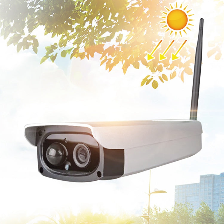 VESAFE VS-Y3 Outdoor HD 1080P Solar Power Security IP Camera, Support Motion Detection & PIR Wake up, IP66 Waterproof(White) by bashfashion