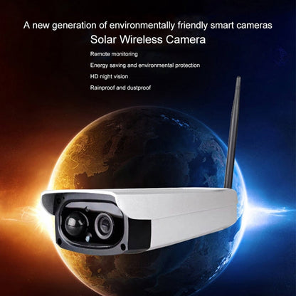 VESAFE VS-Y3 Outdoor HD 1080P Solar Power Security IP Camera, Support Motion Detection & PIR Wake up, IP66 Waterproof(White) by bashfashion